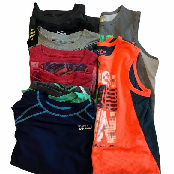 Nike Other - Lot of 8 boys tees size 7 Nike under Armour